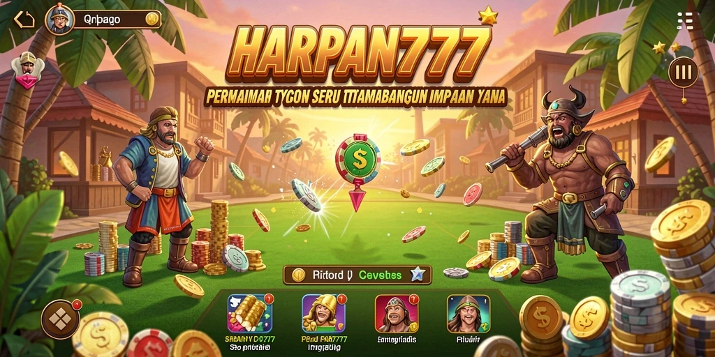 Tangkapan layar menarik dari gameplay <strong>HARAPAN777</strong> yang menunjukkan pengelolaan bisnis.