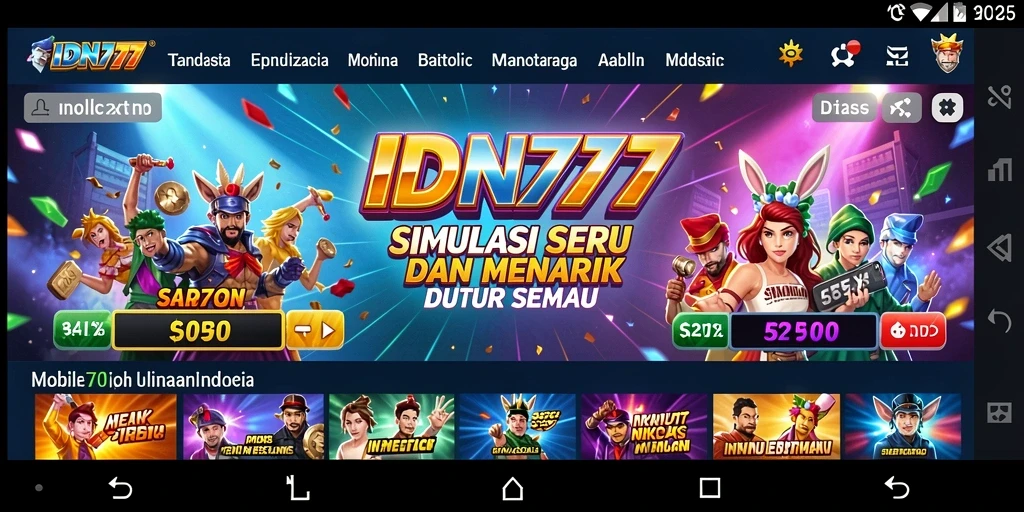 Gameplay interaktif dan immersive di dalam IDN777.