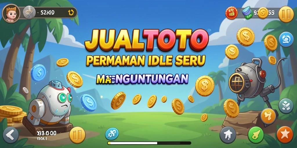 Screenshot gameplay JUALTOTO menampilkan aksi seru dan strategi dalam permainan Idle.