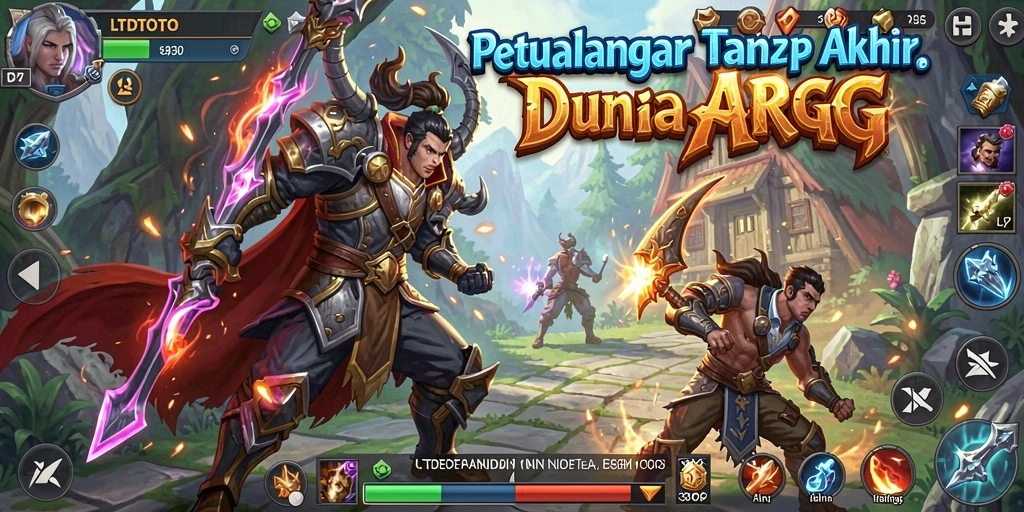 Screenshot LTDTOTO menampilkan aksi seru dalam gameplay ARPG.