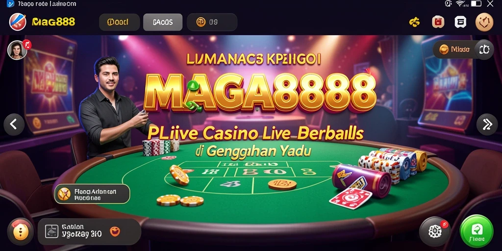 Gameplay MAGA888 yang seru dengan dealer live profesional.