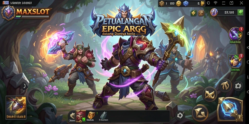 Gameplay menegangkan dari MAXSLOT dengan pertempuran seru dan grafik yang memukau.